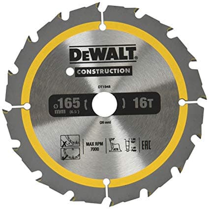 DEWALT CIRKELSÅG.165x20mmx24z