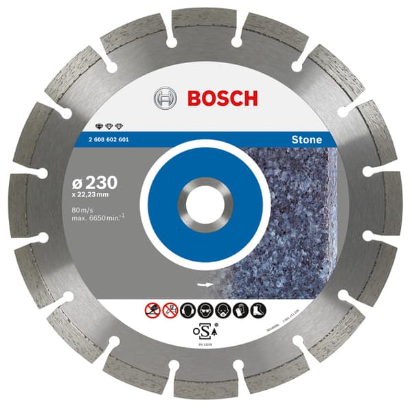 BOSCH DIAMOND DISC 230x22 SEG STONE
