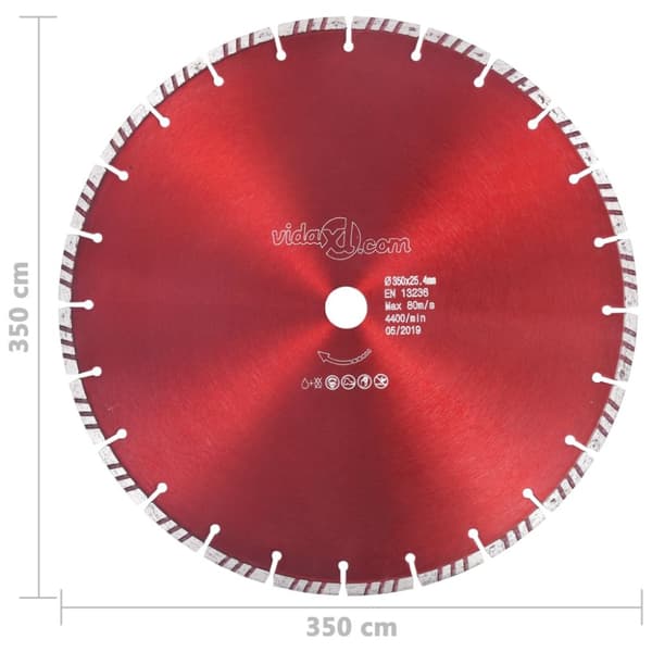 Sågklingor - Living Diamantklinga med Turbo Steel 350 mm