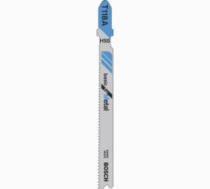 BOSCH STIKSAVBLAD T118A METAL /100 stk.