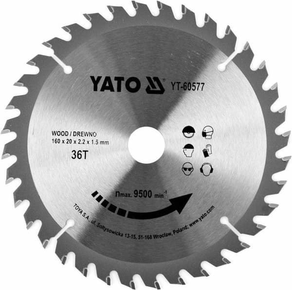 YATO SAW DISC.VIEW. 160*36*20 60577