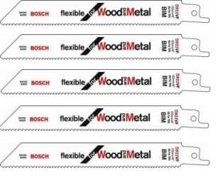 BOSCH RECIMER SAVBLAD TRÆMETAL S922VF 5 stk