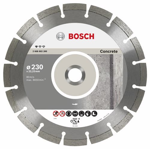 BOSCH DIAMOND DISC 230x22 SEGMENTERAD BETONG