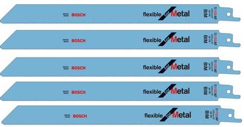 BOSCH RECIMER SAVBLAD METAL S1122AF 5 stk