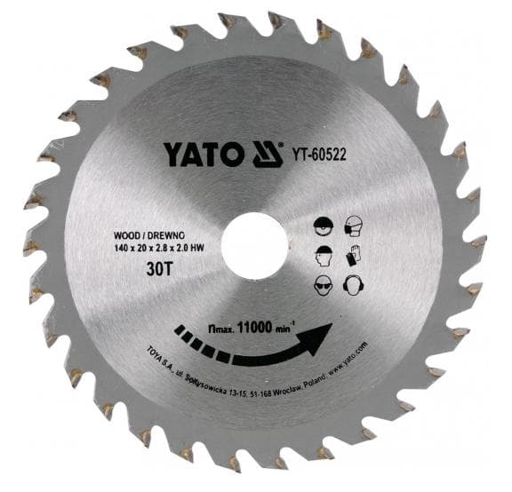 YATO WIDI RUNDSAV 216 x 30 mm 48-TAND 60682