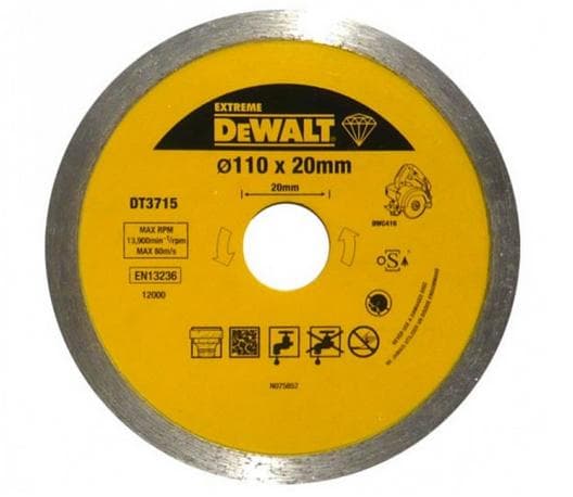 DEWALT DIAMOND DISC 110 x 20 mm DT3715 til DWC410