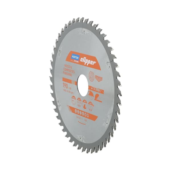 NORTON RUNDSAV 190 mm x 30 mm x 48z TRÆ OG KOMPOSITTER ATB (2,8 / 1,8)