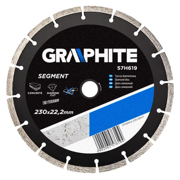 Diamantklinge 230 x 22,2 mm, segmenteret