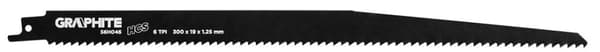 Sabelsavklinge, HCS, 300 x 19 x 1,25 mm, 6TPI, sæt 2 stk.