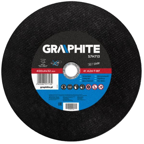 Metalskæreskive 400 x 4,0 x 32 mm, 41 A24-T-BF