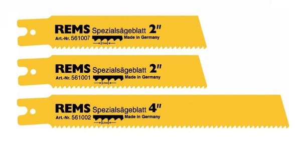 REMS SPECIAL SAVKLING 260 mm TAND 3,2 mm TIL STÅLRØR