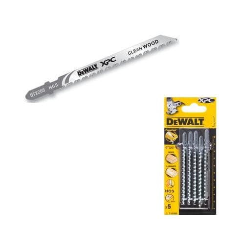 DEWALT STIKSAVSBLAD 100x2,5mm T101B XPC TRÆ/PVC / 5 stk.