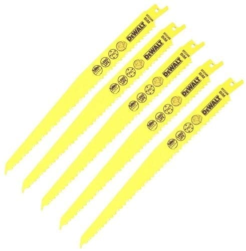 DEWALT BAGERSÅGBLAD 228x4,2mm S1111VF TRÄ / 5 st.