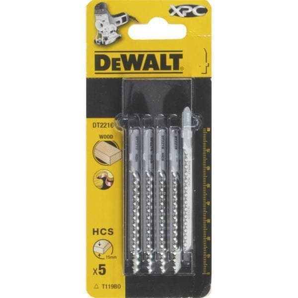 DEWALT STIKSAVSBLAD 82x2mm T119BO XPC TRÆ / 5 stk.
