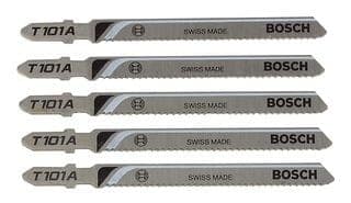 BOSCH STIKSAVSBLADESÆT 5 DELE T101A PLEXI