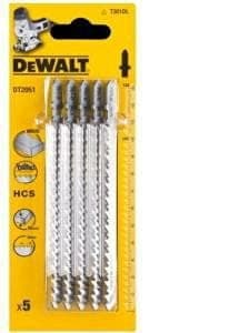 DEWALT BLAD 132x4mm T301DL TRÄ / 5 st.