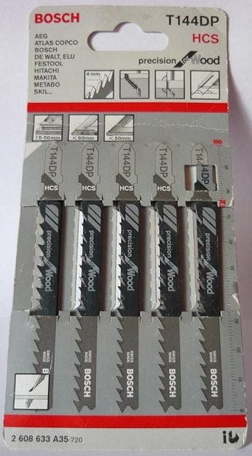 BOSCH STIKSAVSBLAD 5 STK. T144DP KØKKENBORDPLADE
