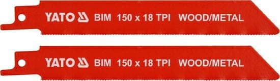 YATO BIM-SAVKlinger 150 mm 18TPI 2 stk.