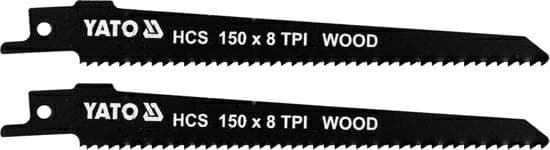 YATO HCS TRÆKNIVER 150 mm 8TPI 2 stk.