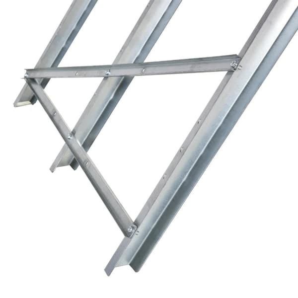 Rootz Motorsav - Hestesav Hest - Foldesav - Ramme til brænde - Metal - Sølv - 83L x 83W x 79H cm