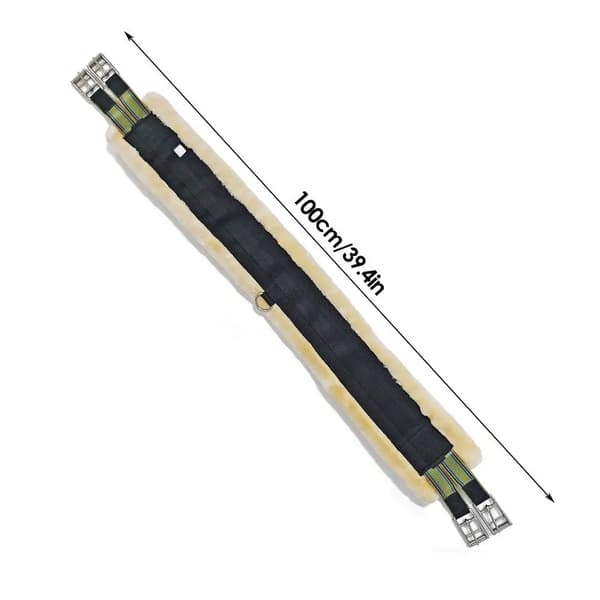 Fleece Engelsk Girth, Flere Størrelser, Behagelig Pasform, Holdbar Konstruktion,100cm