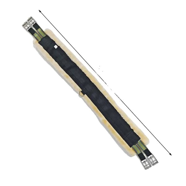 Fleece Engelsk Girth, Flere Størrelser, Behagelig Pasform, Holdbar Konstruktion,100cm