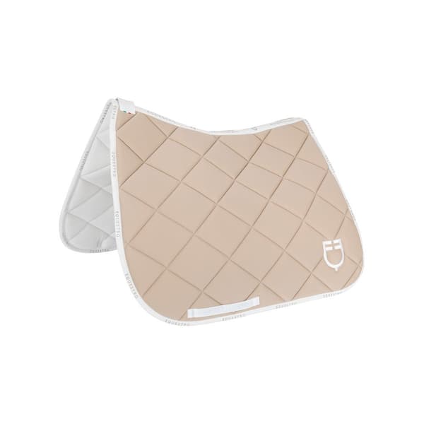 Equestro Gp Logo Kouluhevosen Satulahuopa Beige Pony