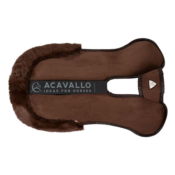 Acavallo Piuma-fs Wfs-fs Semi-læder For- Og Bagreiser Halvpad