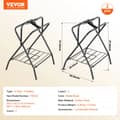 Miniatyrbillede 2 af 2: Foldbar Sadelskab, Holdbart Kulstofstål, Kompakt Design,2 stykker