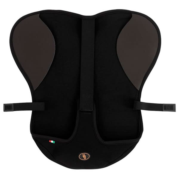 Br Kouluratsastuksen Puolipehmuste Saver Ortho-coccyx Gel Musta M