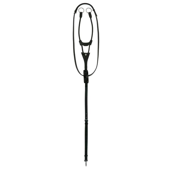 Norton Equestrian Elastisk Martingale Med Ringe Sort Full