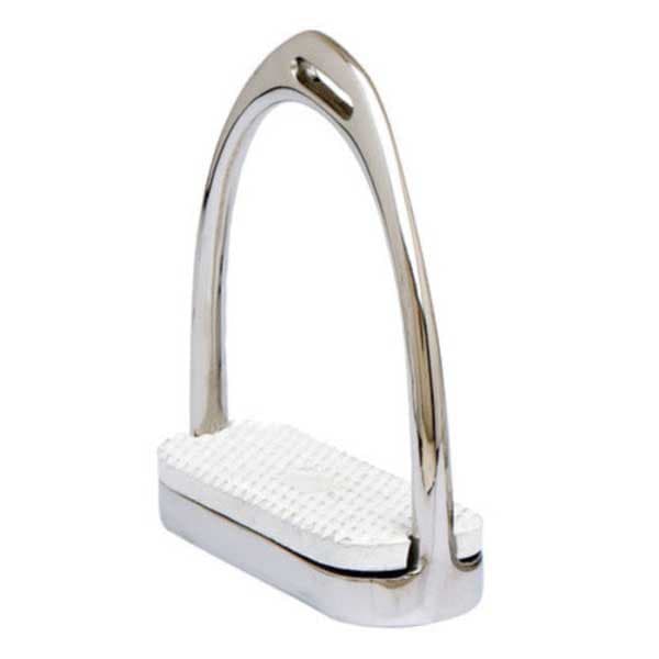 Sefton Rostfri Offset Slitbana Engelska Stigbyglar Simple Silver 10 cm