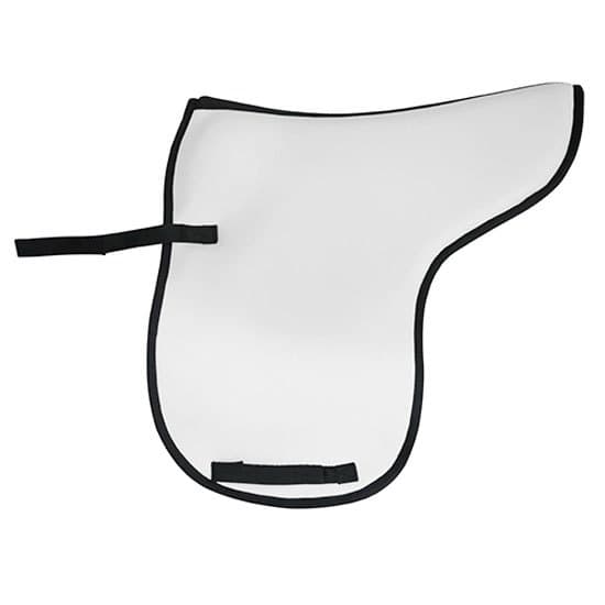 Lexhis Halvpad Engelsk Sadel Pvc Sadeldyna För ändamål General Vit