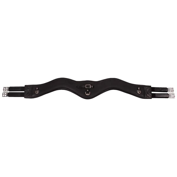 Horka Yleiskäyttöinen Vyö Anatomic Soft Padded Leather Musta,Hopeinen 130 cm