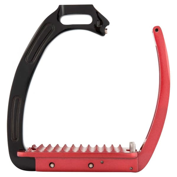 Br Stigbøjler Lavarone Rød,Sort 10 cm