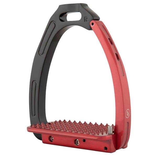 Br Stigbøjler Lavarone Rød,Sort 10 cm