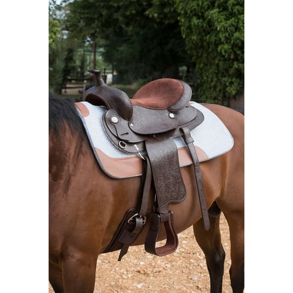 Westride Sadel Topeka Western Fs Brun 16´´