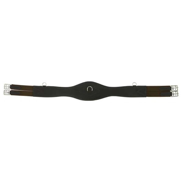 Norton Equestrian Bukbandsomkret I Läder Guld 125 cm
