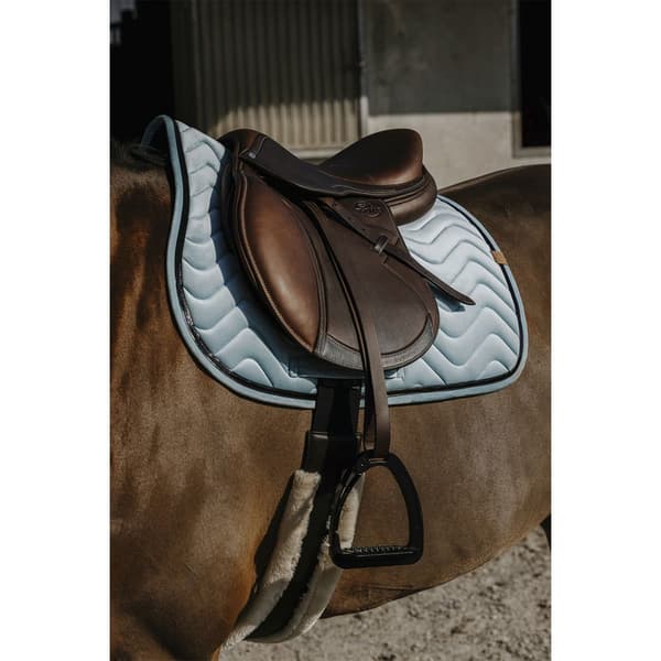 Equitheme Sadelunderlägg För Allmänt Bruk/hopp Glossy Blå Full