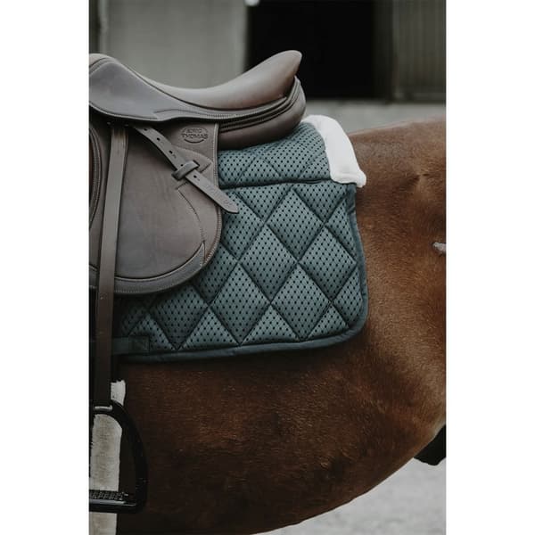 Equitheme Sadelunderlägg För Allmänt Bruk/hopp Pro Air Grönt Full