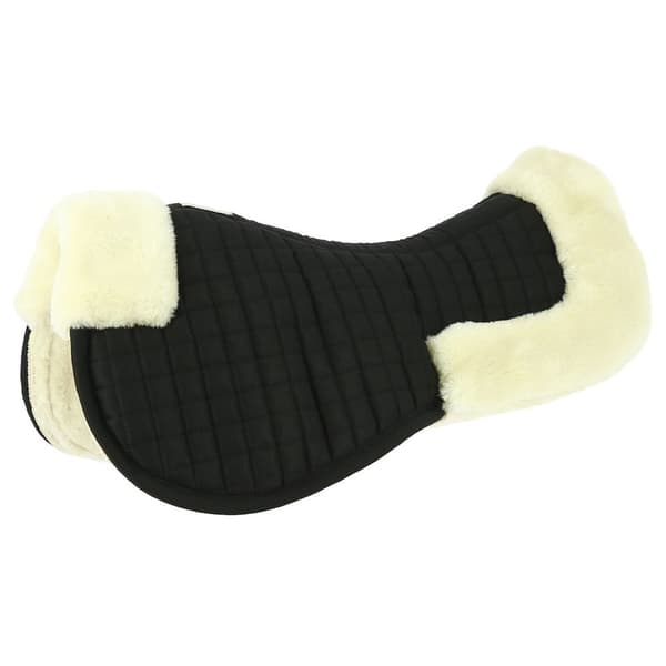 Equitheme Halv Pad Teddy Svart Full