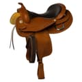 Miniatyrbillede 1 af 2: Westride Sadel Aurora Brun 16´´