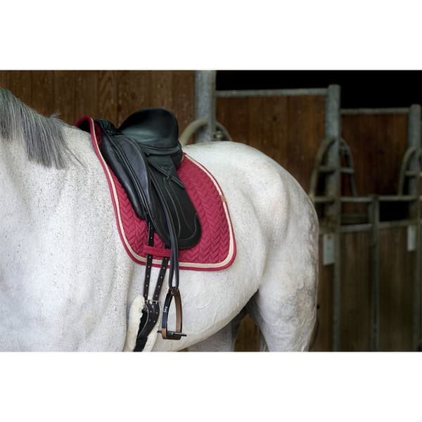 Equitheme Sadelunderlägg För Dressyr Softy Röd Full