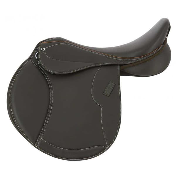 Norton Equestrian Lædersadel Rexine Evol Sort 17´´