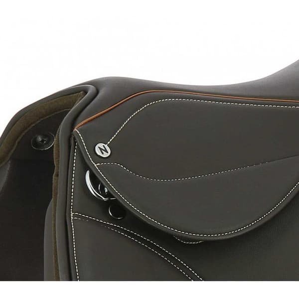 Norton Equestrian Lædersadel Rexine Evol Sort 17´´
