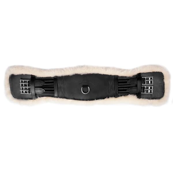 Horka Kouluratsastus Ympärysmitta Dressage Leather Sheep Fur Ruskea,Musta 50 cm