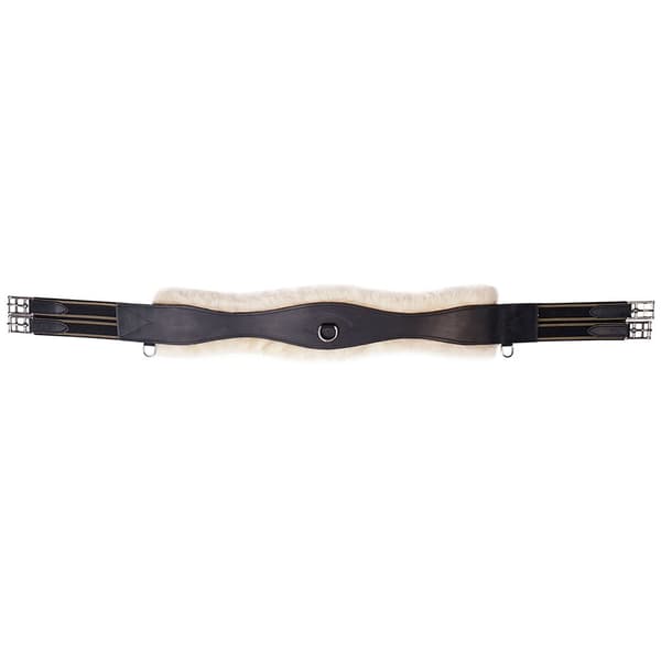 Horka Läder Fårpäls Syfte Omkrets General Svart 130 cm