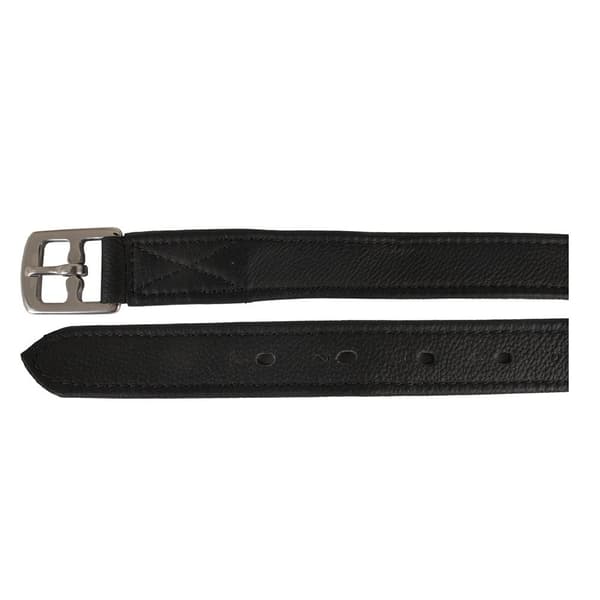 Horka Stigbøjle Læder Nylon Core Sort 165 cm