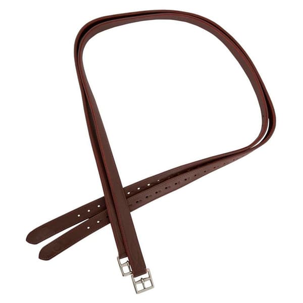 Br Nylon+mjuk Stigbyglar Leathers 1´´ Brun 160 cm