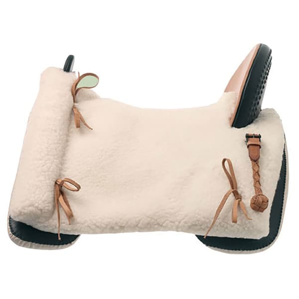 Ludomar Spotted Cantle Western Saddle Nerja Beige
